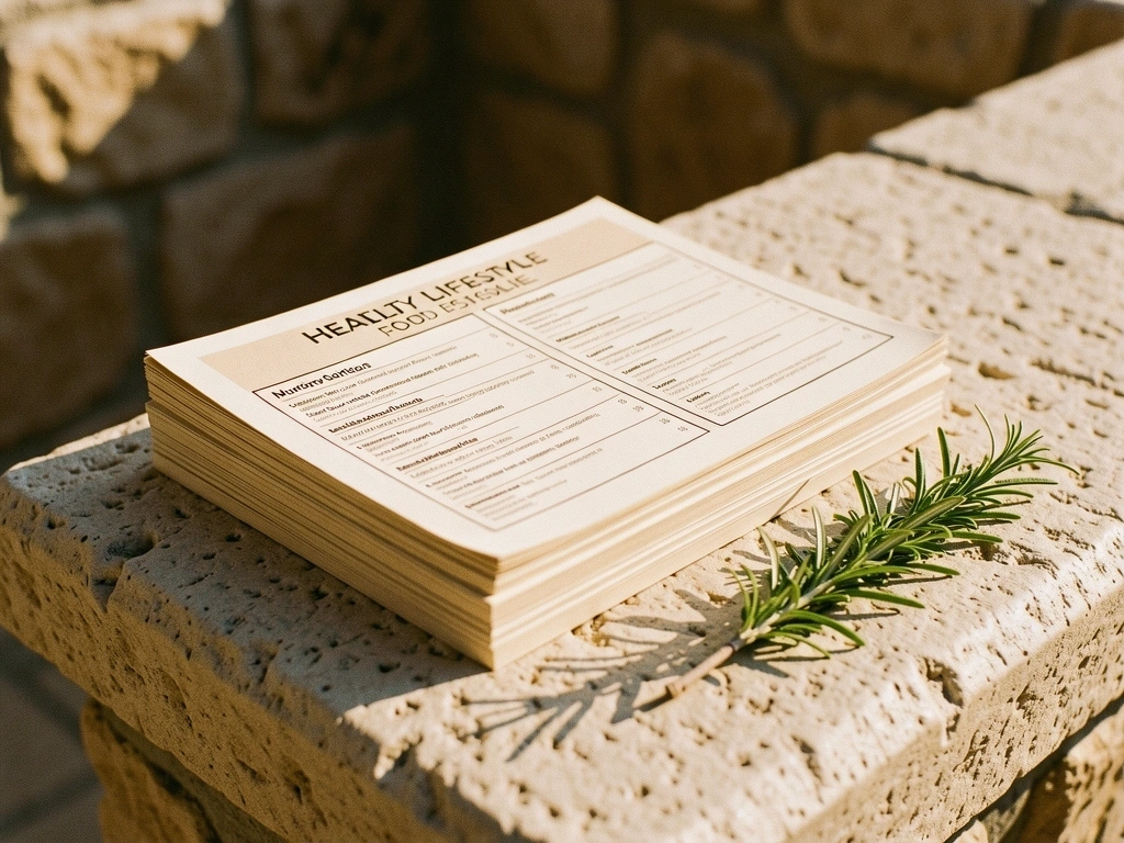 Printed nutrition guides